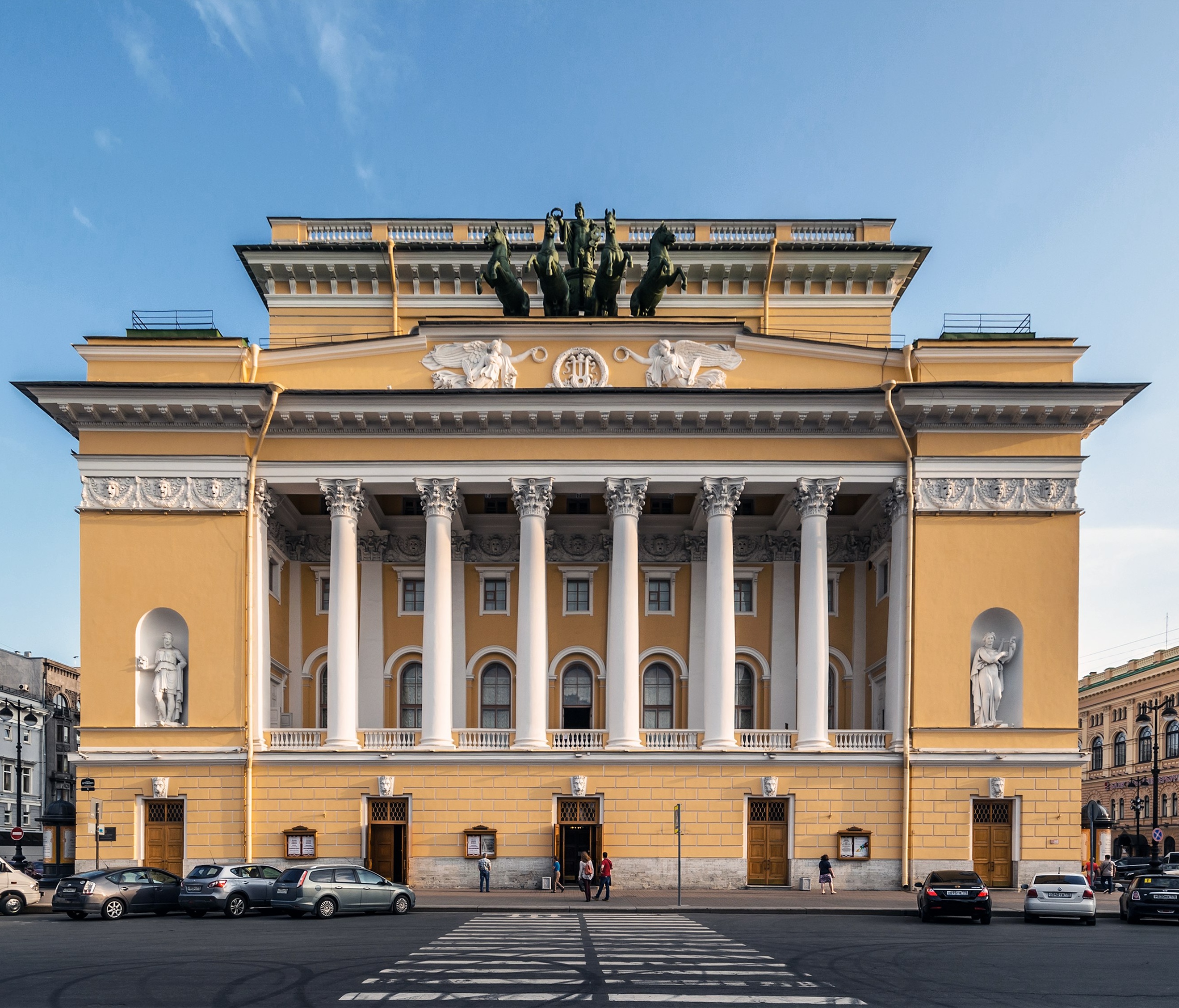 ALEXANDRINSKY THEATRE BUILDING, SAINT PETERSBURG Designed by C. I. Rossi, 1828-1832