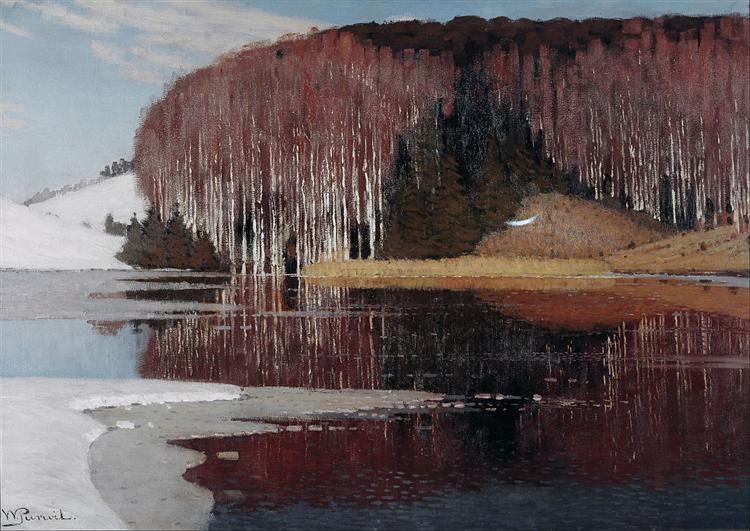 “SPRING WATERS” (CIRCA 1910) VILHELMS KARLIS PURVĪTIS